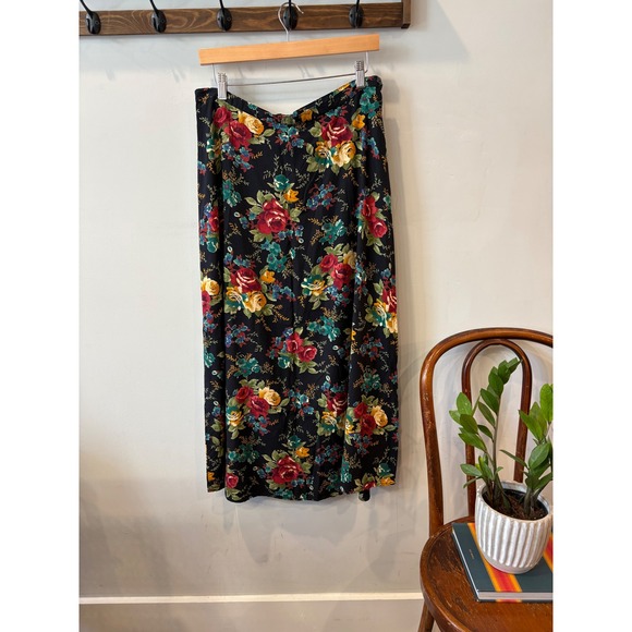 Diana Marco Dresses & Skirts - Vintage Diana Marco Floral Maxi Skirt Made in USA